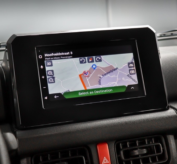 Suzuki Jimny InTouch Navigations- und Infotainmentsystem inkl. Dashboard Panel